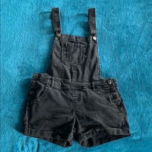 Black overalls